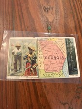 Antique 1800s ARBUCKLE COFFEE Card Number 53 GEORGIA Black Americana picture