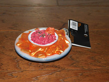 RARE Robert Stanley Chips&Salsa Ornament Glass Food Party Decor NFL Mexico Texas picture