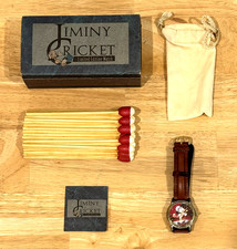 Walt Disney Jiminy Cricket Pinocchio Watch Limited Edition 1477/2000 Matchbox picture