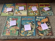 Dell Four Color V2 (Lot of 7) 182-342 Donald Duck Golden Age picture