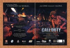 2004 Call Of Duty PC Original Advertisement / Retro Promo v2 picture