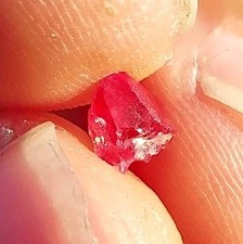 RARE FIERY GEM RHODONITE FROM MORRO DA MINA MINE, BRAZIL picture