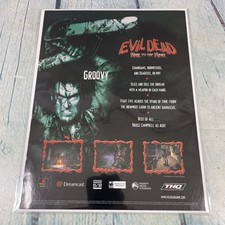 2000 Evil Dead Hail to the King Game Vtg Print Ad/Poster Promo Art Magazine Page picture