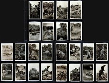1930 Cavanders Peeps Into Prehistoric Times Large Format 24 Stereo Pairs 48 Set picture