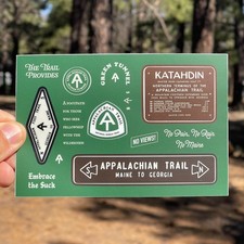 Appalachian Trail Vinyl Sticker Sheet 4x6