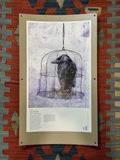 Vintage 2001 Burton Seven Snowboard In-store Display Art John Copeland Raven picture