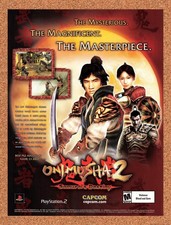 2002 Onimusha 2 Samurais Destiny PS2 Original Advertisement / Retro Promo v1 picture