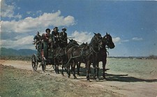 Postcard AZ: Old Stagecoach of the West, Phoenix, Arizona Posted 1955 picture