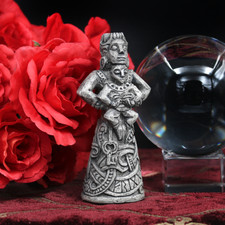 Frigga Statue - Frigg Figurine Stone Finish - Norse Viking Goddess Dryad Design picture