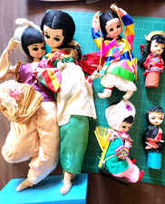 Korean Vintage 1960s Bradley Doll. Big Eyes Lot picture