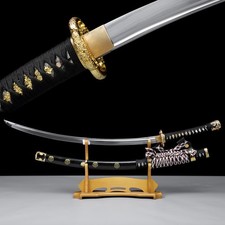 Handmade Tachi T10 Carbon Steel Functional Sharp Japanese Samurai Katana Sword picture