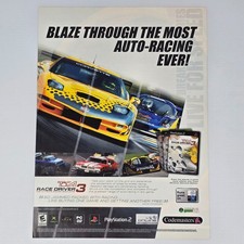 TOCA Race Driver 3 Xbox PS2 PC Blaze Print Ad/Poster Promo Art picture