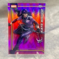 Kate Bishop #063 Pink Refractor 213/250 2026 Topps Chrome Marvel Comics Hawkeye picture