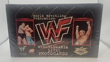 1999 WWF Wrestlemania Live Photocards Factory SEALED 36 Envelopes Per Box WWE picture