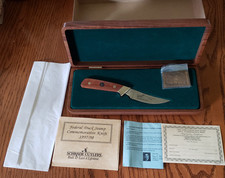 1997/1998 Schrade Cutlery Federal Duck Commemorative Knife and Stamp Set picture