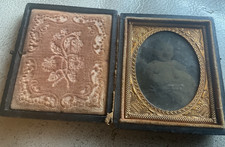 Daguerreotype  in Case mid 19th Century Child Portrait case needs repair picture