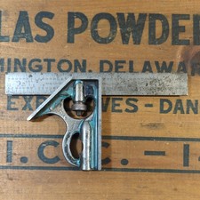 The L.S. Starrett Co. Vintage 6 Inch Combination Square, With Level  picture