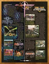 1998 BugRiders The Race of Kings/Courier Crisis PS1 REVIEW Print Ad/Poster Art picture