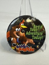 Banjo-Kazooie Nintendo 64 N64 Rare Promo Pin Button Pinback Video Games picture