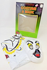 Vintage 1987 Ben Cooper Ghost Halloween Costume Mask Smock Box Small 6-8 picture