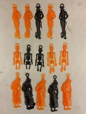 15 X Vintage Cracker Jack Gumball  Prize Charm Toy WITCH  DEVIL SKELETON Premium picture