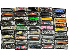 LOT OF 45 Spring Assisted pocket knife Collectible Design Wholesale Knives AS-IS picture