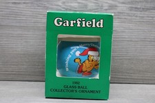 Enesco 1982 Garfield Glass Ball Collectors Ornament Christmas Collection Vintage picture