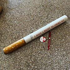 Vintage 1977 I Have A Right To Smoke Kit Rainbow Custom Novelties Rare Complete picture