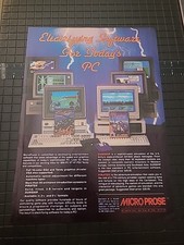 Gunship Pirates Micro Prose Computer Software 1988 Vintage Print Ad 8x11 picture