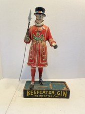 Rare Vintage Original Beefeater Gin Bar Display picture