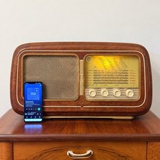 Radiomarelli 139 1953 Vintage Italian Valve Bluetooth Radio 1950s Design picture