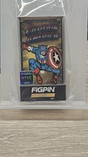 FiGPiN Mini Captain America Marvel NYCC 2019 Collectible Pin picture