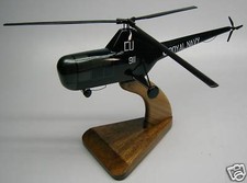 R-5 Sikorsky S-51 Helicopter Desktop Kiln Wood Model Regular  picture