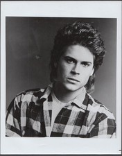 Rob Lowe Publicity Still 1980s 8x10 #1 picture