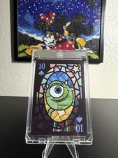 Mike Wazowski DISNEY STAINED GLASS REFRACTOR 2023 Disney 100 Tenyo JAPAN SP picture