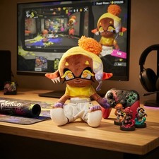 Final Title: Splatoon 3 Plush Doll Soft Stuffed Toy Shiver Frye Big Man Deep Cut picture