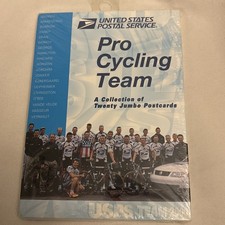 Vintage USPS Pro Cycling Team 2000 Jumbo Postcards  Sealed - Lance Armstrong picture