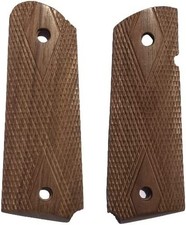 WWII US Army Original M1911 / 1911 .45 Colt Walnut Wood Pistol Grips picture