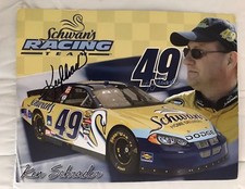 Ken Schrader Signed Promo Card Nascar Autographed picture