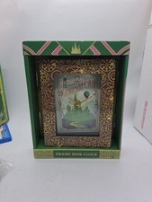 Wicked Emerald City Desk Clock Frame Steampunk Wizard of Oz New 8 Inch New Rare  picture