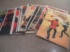 ZORRO THE COMPLETE DELL SERIES 228-1037 TOTAL OF 14 BOOKS picture