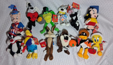 Looney Tunes 1999 Mini Bean Bag Plush Set of 12 Unopened Bag Sealed picture