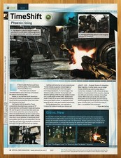 2007 TimeShift Xbox 360 PS3 PC Print Ad/Poster Authentic Video Game Promo Art picture