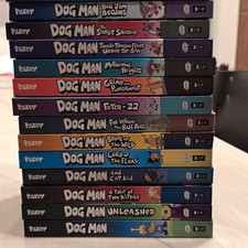 Dog Man: Big Jim Believes - Dav Pilkey Graphic Novel Lot of 12 Books English picture