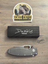 Demko Shark-A-Tac CPM MagnaCut Two Tone Smooth Titanium Blade Show 2026 NEW #282 picture