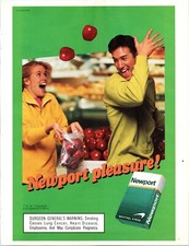 NEWPORT Menthol Cigarettes Smoking Ad ~ 1997 Magazine Advertising Print picture