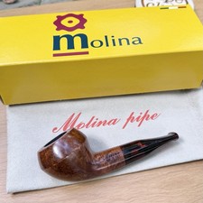 Molina Shorty Brown Bulldog Nose Warmer (MO5) (9mm) Filter Pipe - New picture