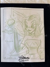 Neopets Original Art - Illusen By Artist Anthony Conley - Mall Tour 2004 picture