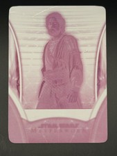 2025 Topps Star Wars Masterwork - Ezra Bridger Magenta Printing Plate 1/1 picture
