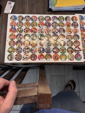 1995 presidential and first ladies pog/milk caps 3 full uncut sheets one price picture